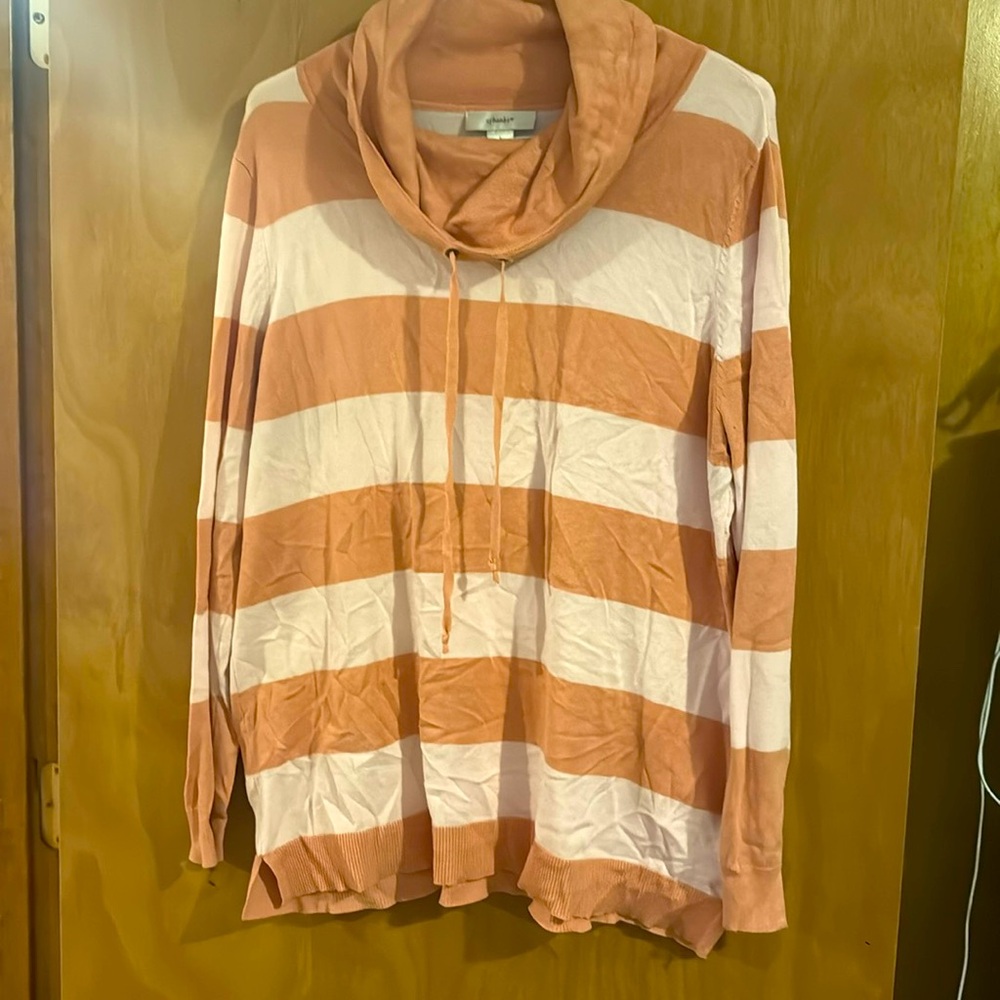 CJ Banks cowl neck sweater